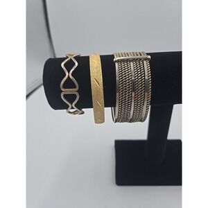 1970s‎ VTG  Gold Tone BRACELETS